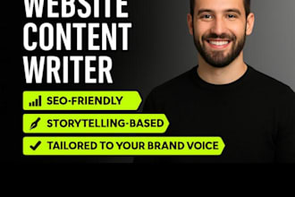 professional website content and copywriting