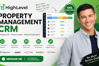 setup gohighlevel property mgmt ghl tenant lead and highlevel rental crm