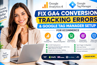 fix ga4 conversion tracking errors and google tag manager setup for ecommerce
