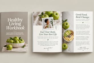 do editable german ebook, workbooks, catalogs, magazines, brochure, canva ebooks
