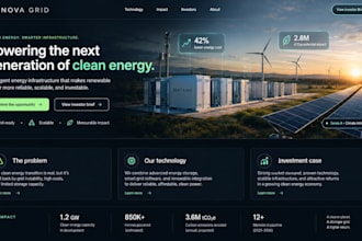 design climate tech pitch deck clean energy investor pitch deck