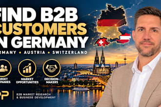 find b2b customers and market opportunities in germany