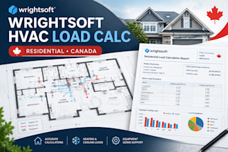 wrightsoft hvac load calculation for residential homes