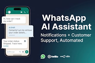 build a whatsapp ai bot for business notifications and support