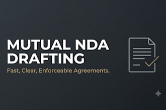 draft a mutual nda for your business