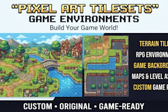 create pixel art tilesets and game environments