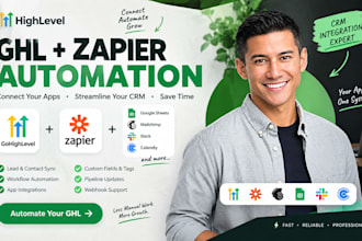 setup gohighlevel zapier ghl automation bridge and highlevel app connect