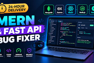 fix mern bugs, or add features to your web app