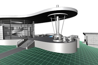 make architectural 3d models in sketchup or rhino 3d