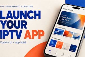 build ott app, ios iptv app, streaming app, smart tv app and roku tv