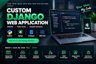 develop a custom django web application