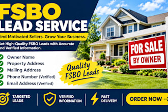 provide high quality probate and fsbo real estate leads