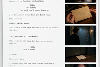 write captivating movie, short film, youtube script