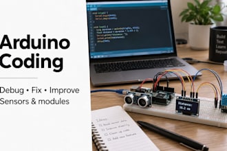 create, fix or improve your arduino project code
