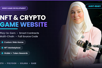 build a blockchain gaming platform with nft marketplace and web game