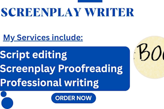 write, edit, format screenplay stageplay TV series, screenwriting in final draft