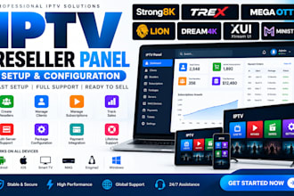 provide reseller panel, dream4k, trex, lion ott, mega ott , trex panel, reseller