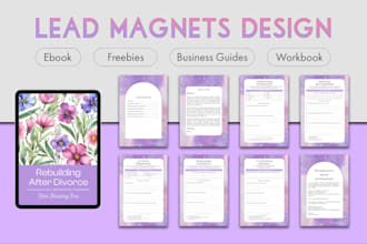 design professional lead magnet or ebook