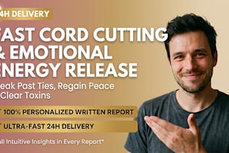 do a fast cord cutting and emotional energy release