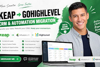 migrate keap infusionsoft to gohighlevel crm and ghl automation