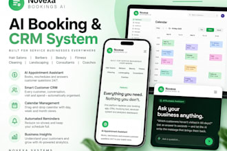 build an ai booking and CRM system for your business