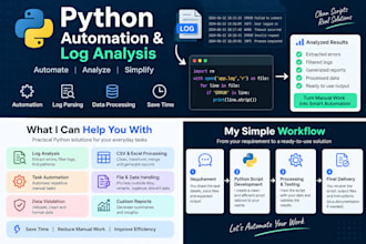 create python scripts for log analysis and automation