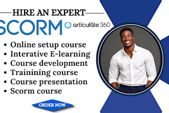 create scorm elearning course in articulate storyline 360