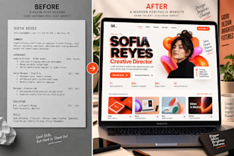 build a modern portfolio CV website with astro and tailwind CSS