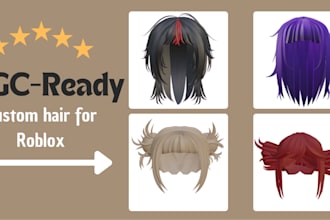 create ugc hairs for roblox that sell