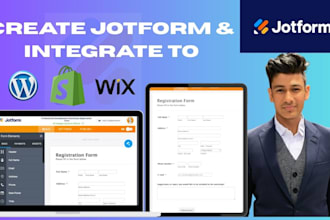 create jotform forms and integrate them into your website