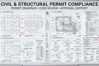 handle your missouri and kansas civil structural permit set with sign and seal