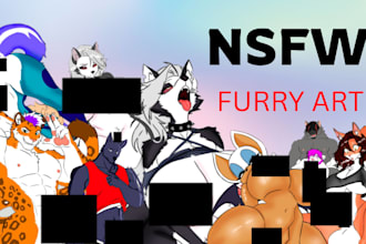 draw nsfw furry art of your fursona