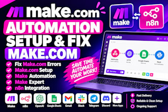 fix make com made com setup make com automation make automation make expert n8n