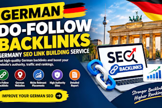 german do follow backlinks, germany SEO link building service