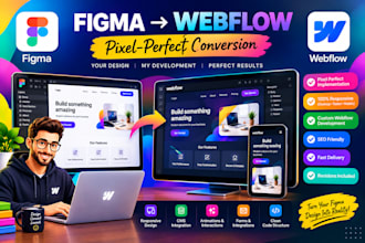convert figma design to responsive webflow
