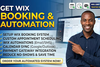 build a wix booking system, wix automation, wix appointment scheduling