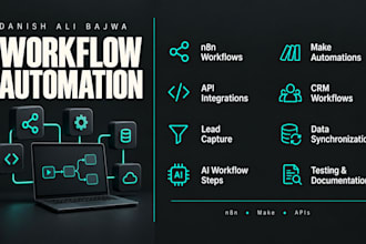 build n8n and make workflow automation with API integrations
