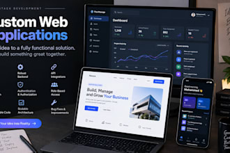 develop custom full stack web applications