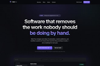 be your dedicated software engineer for custom software and ai features