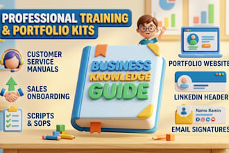 create customer service training manuals, sales onboarding guides, and scripts