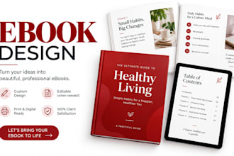 design a wellness ebook, workbook, guide, journal or lead magnet canva ebook