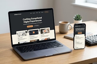 create a responsive modern landing page or fix CSS bugs