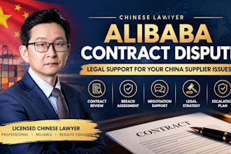 handle your alibaba contract dispute with a chinese supplier