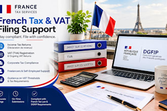 do your french tax filing, vat registration and vat return