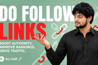 build high quality do follow links through blogger outreach