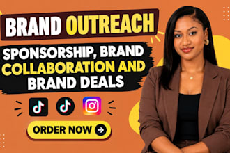 be your brand outreach specialist for sponsorships and brand collaborations