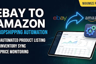 automate your dropshipping store from ebay to amazon