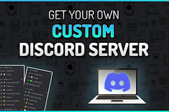 a professional and custom discord server