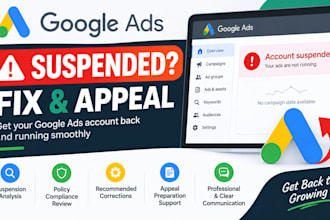fix your suspended ads account, google ads suspend, suspension fix