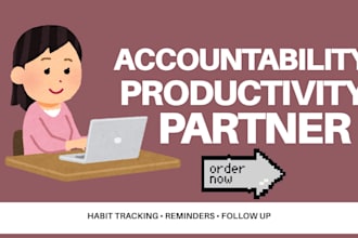 be productivity and accountability partner for goal
